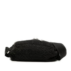 Bottega Veneta Intrecciato Webbing Black Canvas