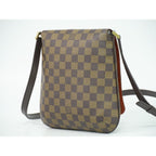 Louis Vuitton LV Musette Salsa Long Damier Ebene Shoulder Bag Pochette Brown — view 2