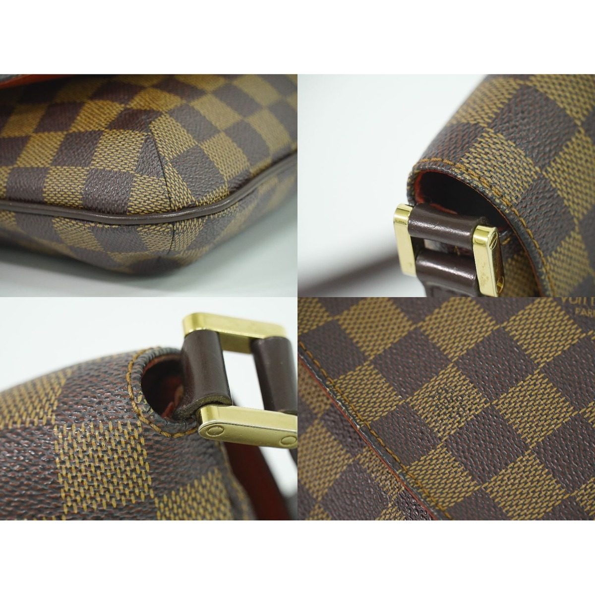 Louis Vuitton LV Musette Salsa Long Damier Ebene Shoulder Bag Pochette Brown — view 7