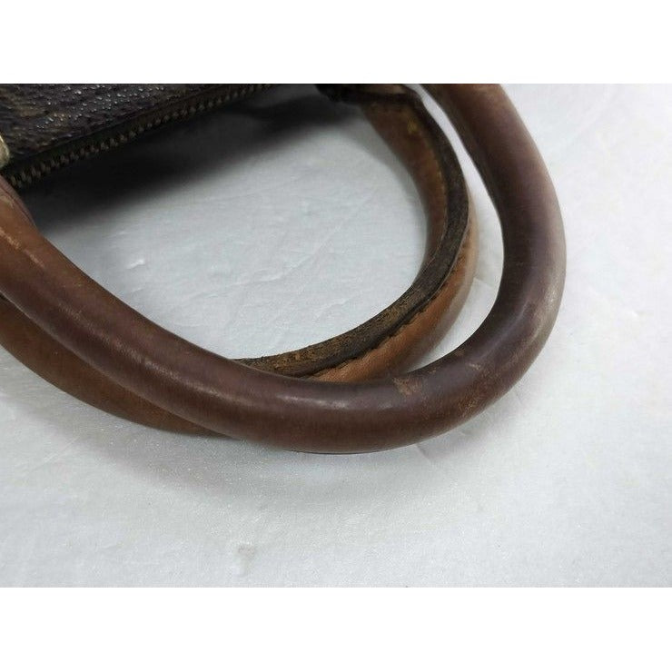 Louis Vuitton Handbag Speedy 35 Brown Monogram Canvas Mini — view 3