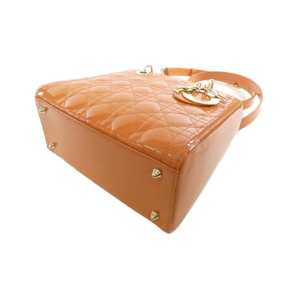 Dior Lady Bag Handbag Orange — view 3