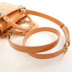 Dior Lady Bag Handbag Orange — view 6