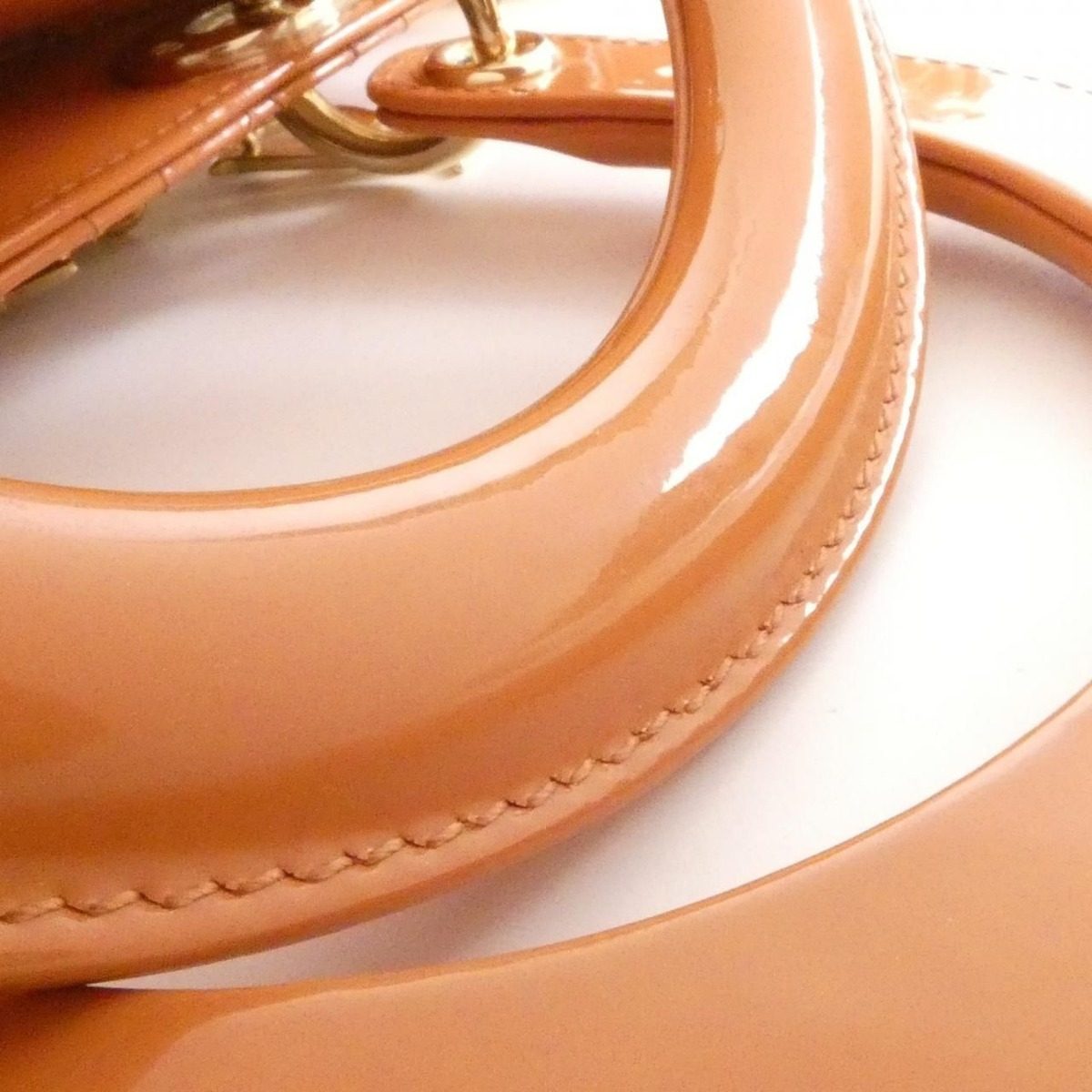 Dior Lady Bag Handbag Orange — view 7