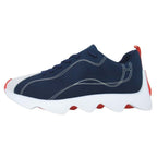 Hermes Envol Thick Sole Sneakers Stitch Shoes 41.5 Navy Orange