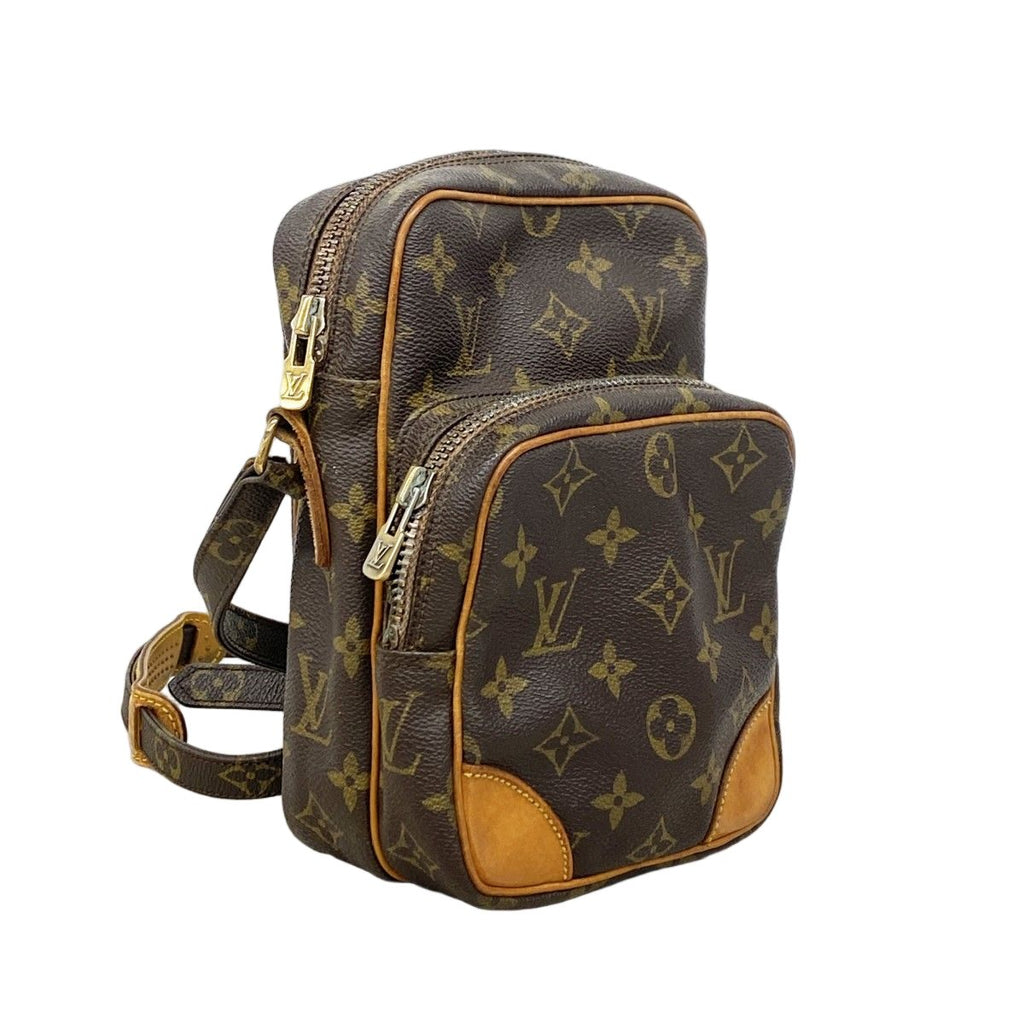 Louis Vuitton Shoulder Bag Monogram Amazon Brown — view 2