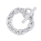 Hermes Bracelet Chaine D'ancre TGM 10 Links Silver