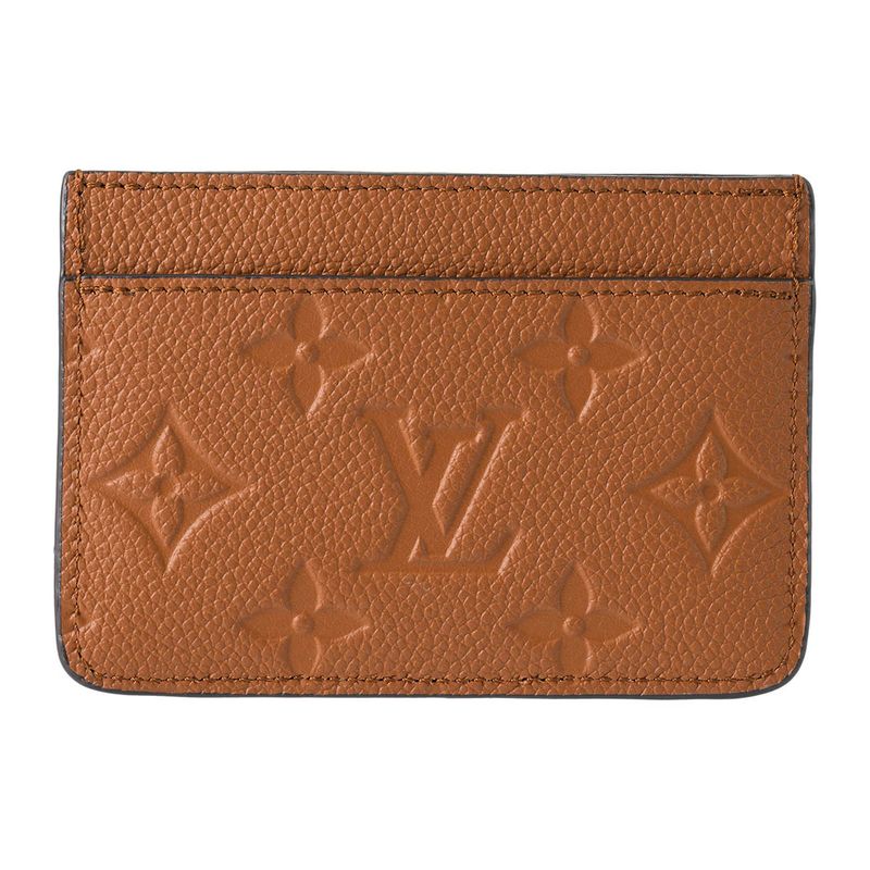 Louis Vuitton Card Case Holdere Surple Cognac — view 3