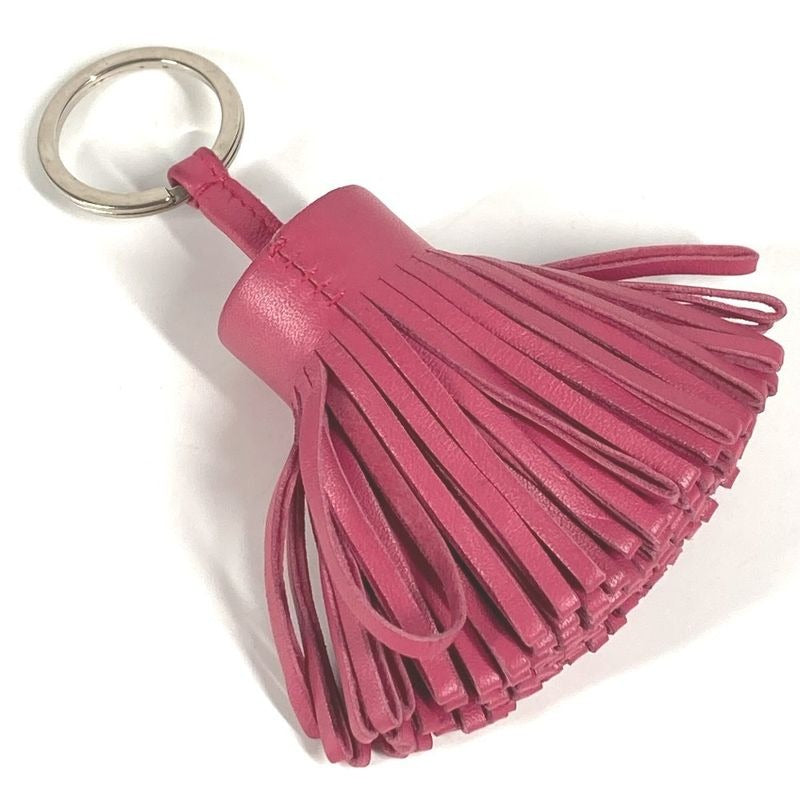 Hermes Key Holder Carmen Leather Pink