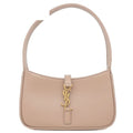 Saint Laurent Shoulder Bag Buckle Cassette Mini Leather Pink Beige Gold Le 5 A 7