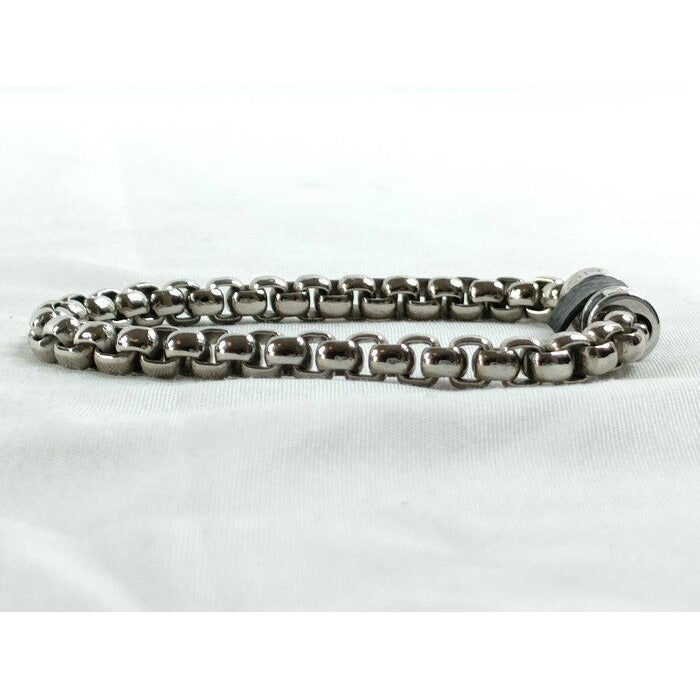 Louis Vuitton Bracelet Chain Monogram-eclipse Silver Metal — view 5