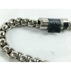 Louis Vuitton Bracelet Chain Monogram-eclipse Silver Metal — view 7