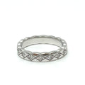 Chanel Ring Coco Crush Full Diamond 18K White Gold Silver