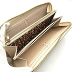 Louis Vuitton Monogram Wild at Heart Zippy Wallet Beige Animal — view 5