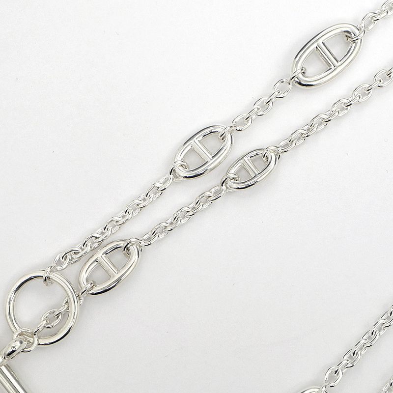 Hermes Necklace Chaine D'ancre Farande 160 AG 925 SV Silver Jewelry — view 5