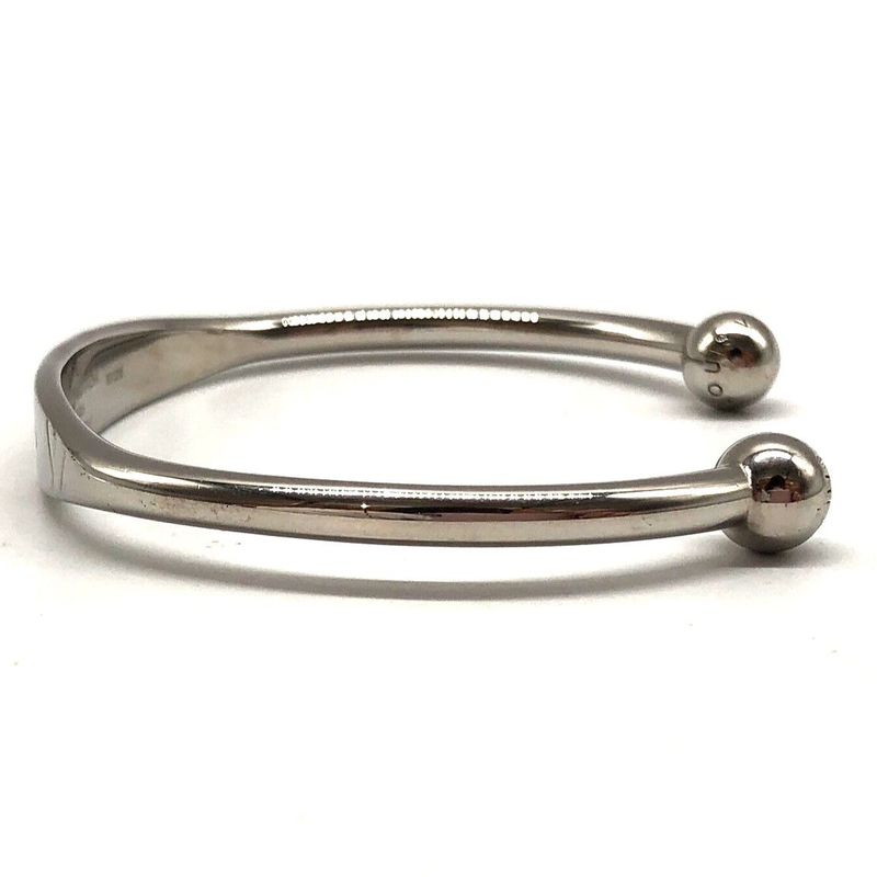 Louis Vuitton Jonk Monogram Bangle Bracelet Accessory Silver — view 6