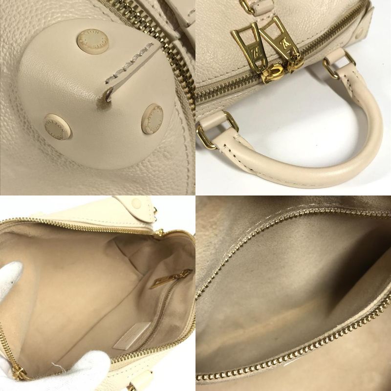 Louis Vuitton Handbag Petite Mal Supre Monogram Empreinte Leather Creme — view 8