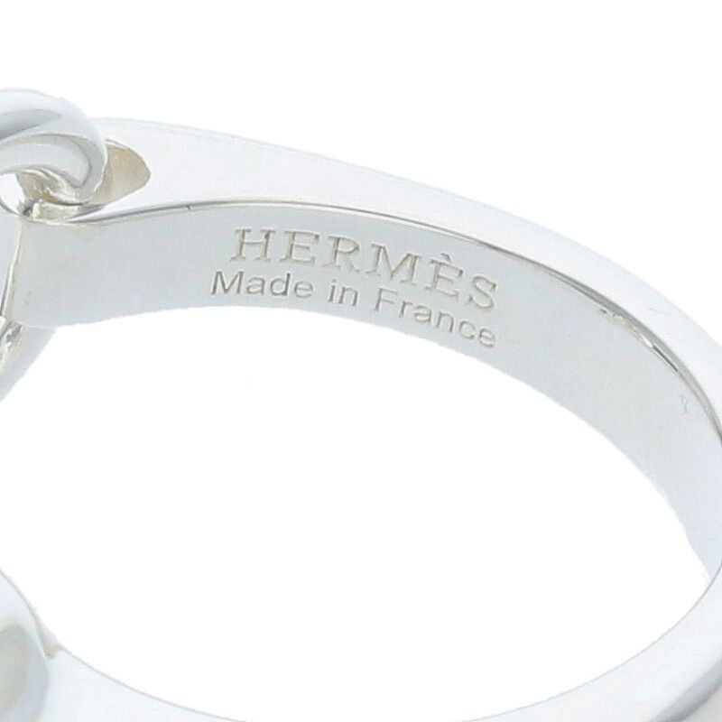 Hermes Galop Ring Silver 56 Size 16 — view 4