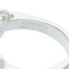 Hermes Galop Ring Silver 56 Size 16 — view 4
