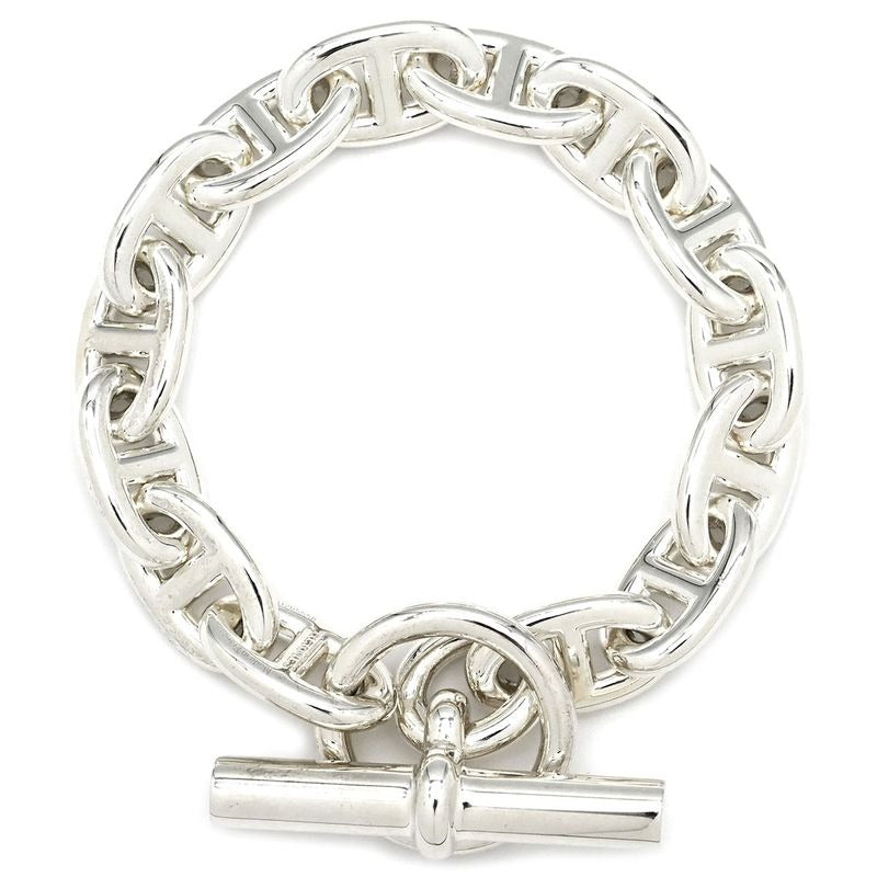 Hermes Bracelet Chaine D'ancre MM Silver 925 14 Frames Star Ring — view 2