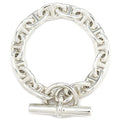 Hermes Bracelet Chaine D'ancre MM Silver 925 14 Frames Star Ring