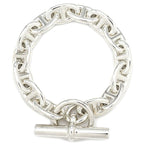 Hermes Bracelet Chaine D'ancre MM Silver 925 14 Frames Star Ring