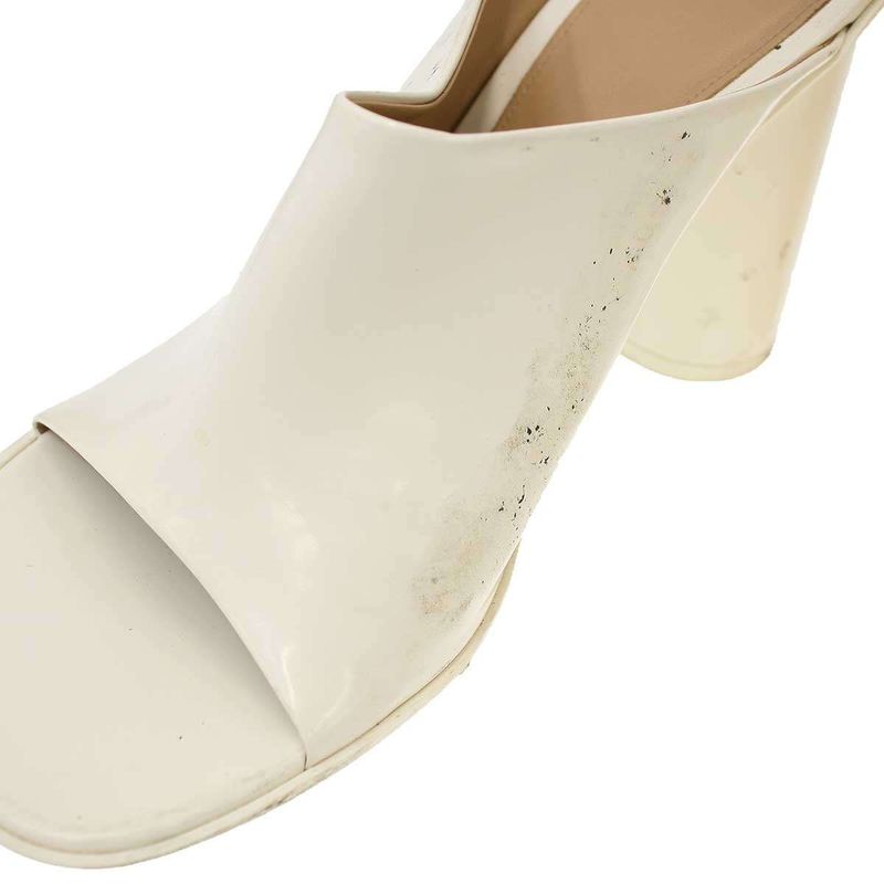 Bottega Veneta Atomic Mule Heeled Sandals White 40 — view 7