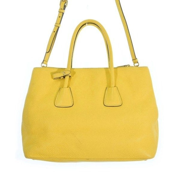 Prada Tote Leather Yellow — view 2