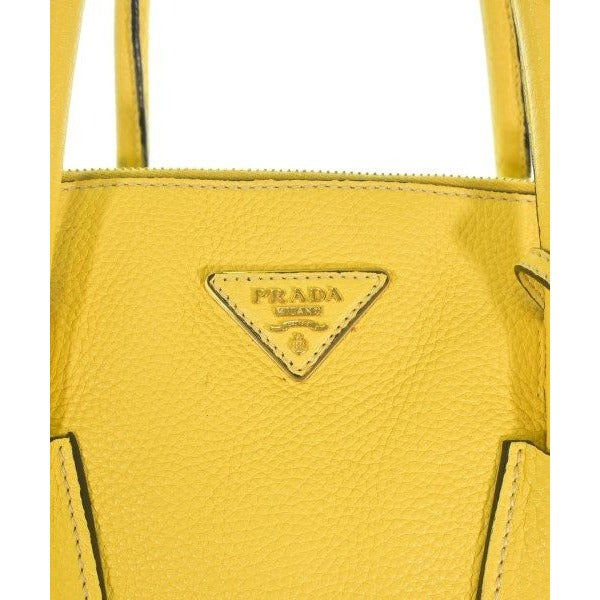 Prada Tote Leather Yellow — view 6