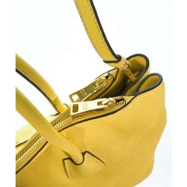 Prada Tote Leather Yellow — view 7