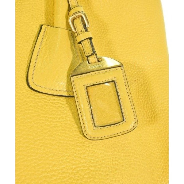 Prada Tote Leather Yellow — view 8