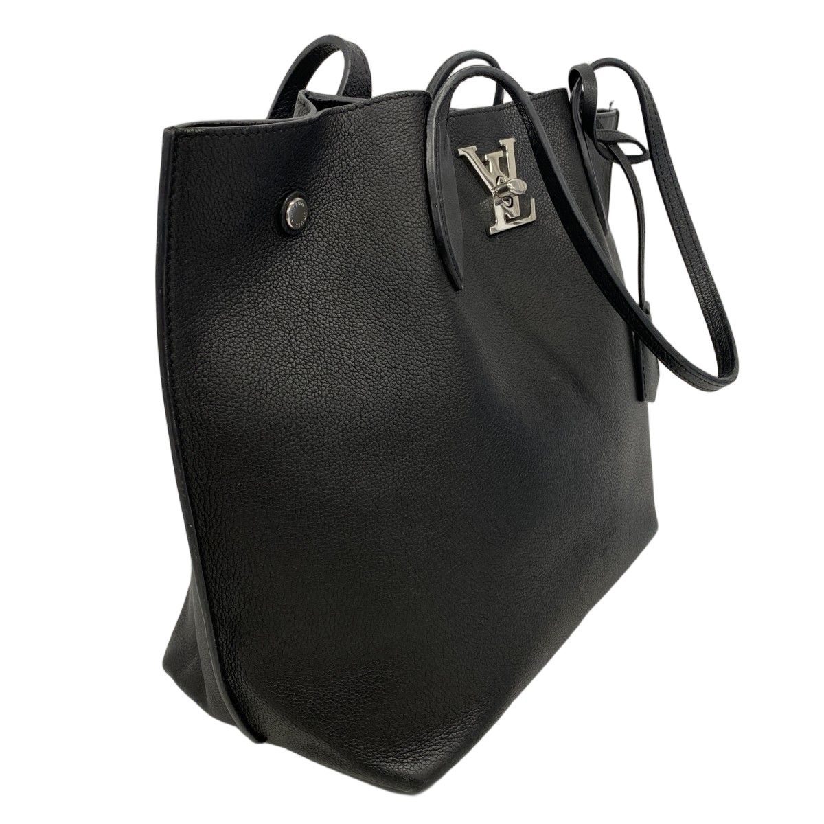 Louis Vuitton Tote Taurillon Lockme Go Noir — view 2