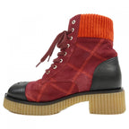 Chanel Size 40 Red Boots — view 2