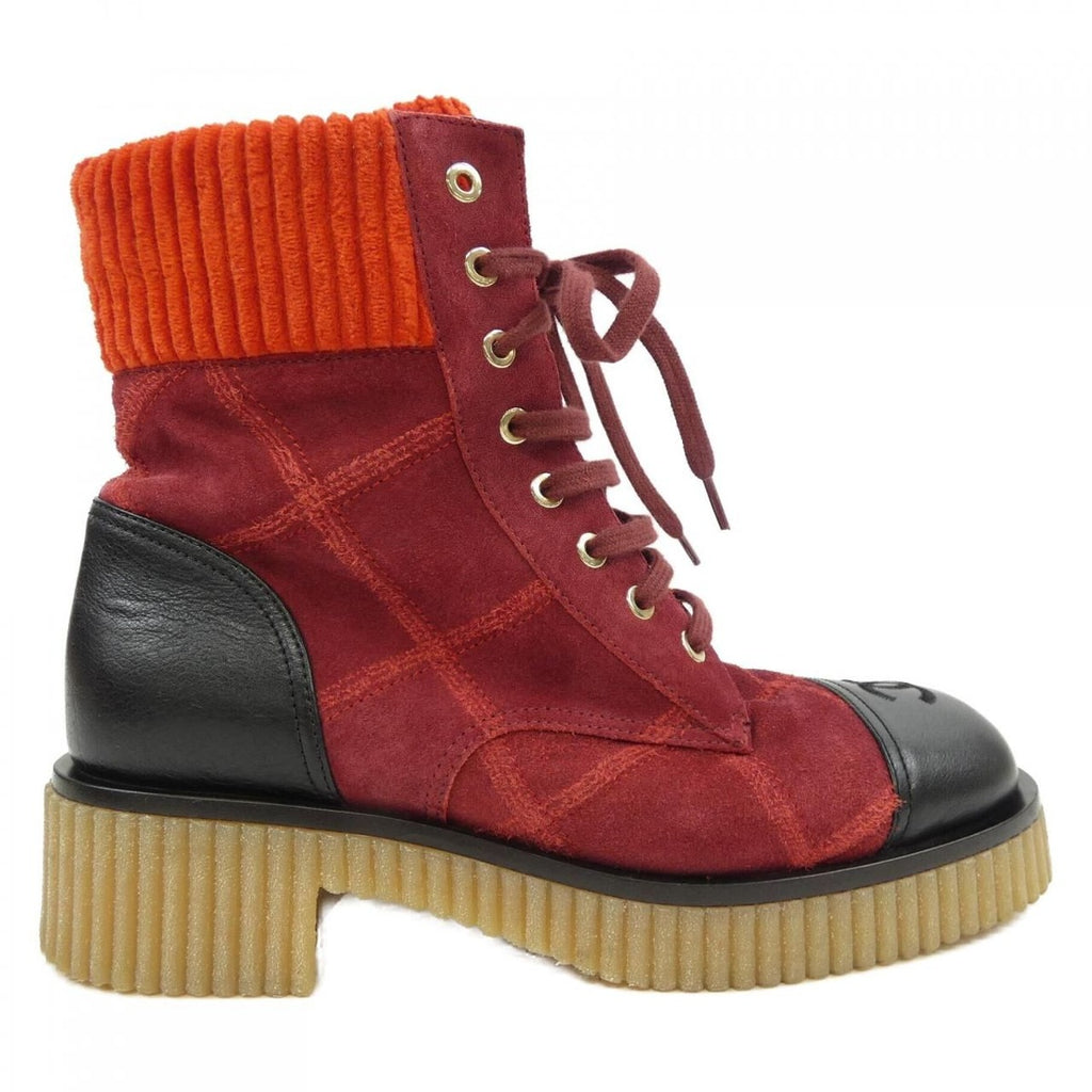 Chanel Size 40 Red Boots