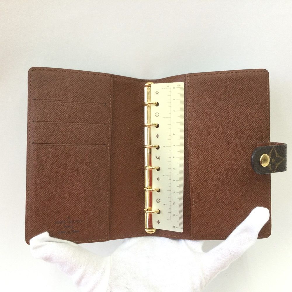 Louis Vuitton Notebook Cover Agenda PM Monogram Brown — view 6