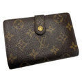 Louis Vuitton Nogram Portefeuille Viennois Brown Bifold Wallet Leather