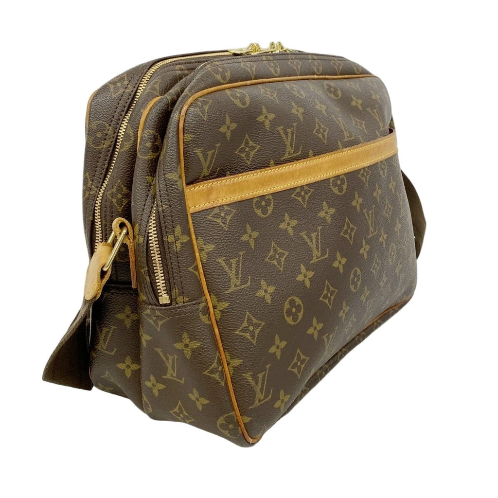 Louis Vuitton Shoulder Bag Monogram Reporter GM Brown — view 2