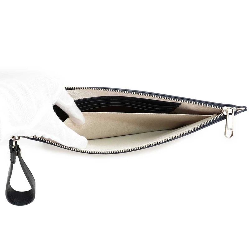 Gucci Clutch Bag Interlocking G Beige Ebony — view 7