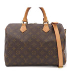 Louis Vuitton Speedy Bandouliere 30 Brown Monogram Canvas 2-Way Mini Boston Bag