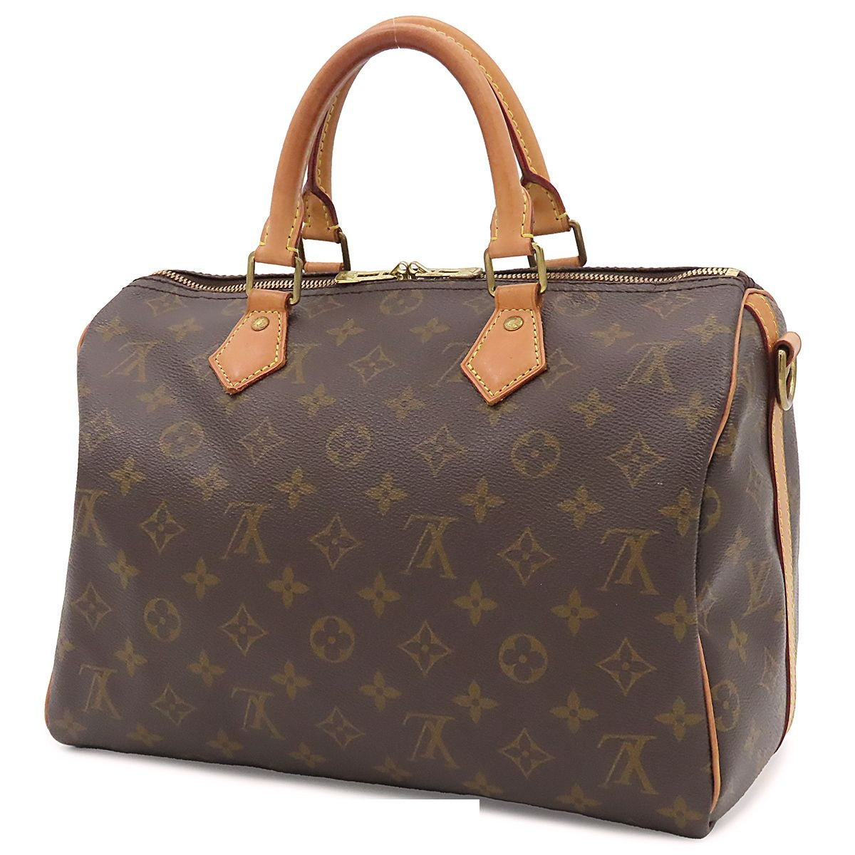 Louis Vuitton Speedy Bandouliere 30 Brown Monogram Canvas 2-Way Mini Boston Bag — view 2