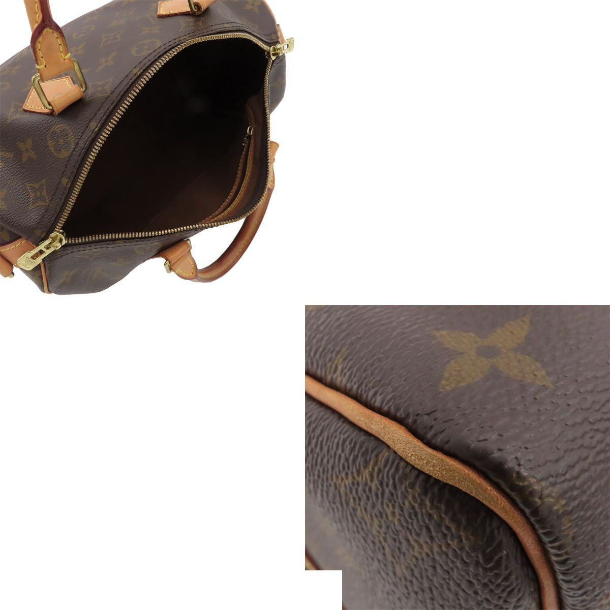 Louis Vuitton Speedy Bandouliere 30 Brown Monogram Canvas 2-Way Mini Boston Bag — view 6