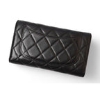 Chanel Wallet Trifold Timeless Classic Quilted Caviar — view 6