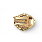 Dior Earrings Vintage CD Logo Gold — view 3