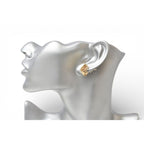 Dior Earrings Vintage CD Logo Gold — view 5