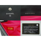Chanel CC Logo Cambon Line Wallet Lambskin Leather Black — view 9