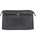 Dior Honeycomb Pattern Vintage Black Clutch