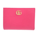 Gucci GG Marmont Leather Pink Bifold Wallet 0193