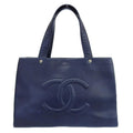 Chanel Caviar Tote Navy Bag