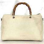 Gucci 2-Way Boston Bag White Bamboo — view 4
