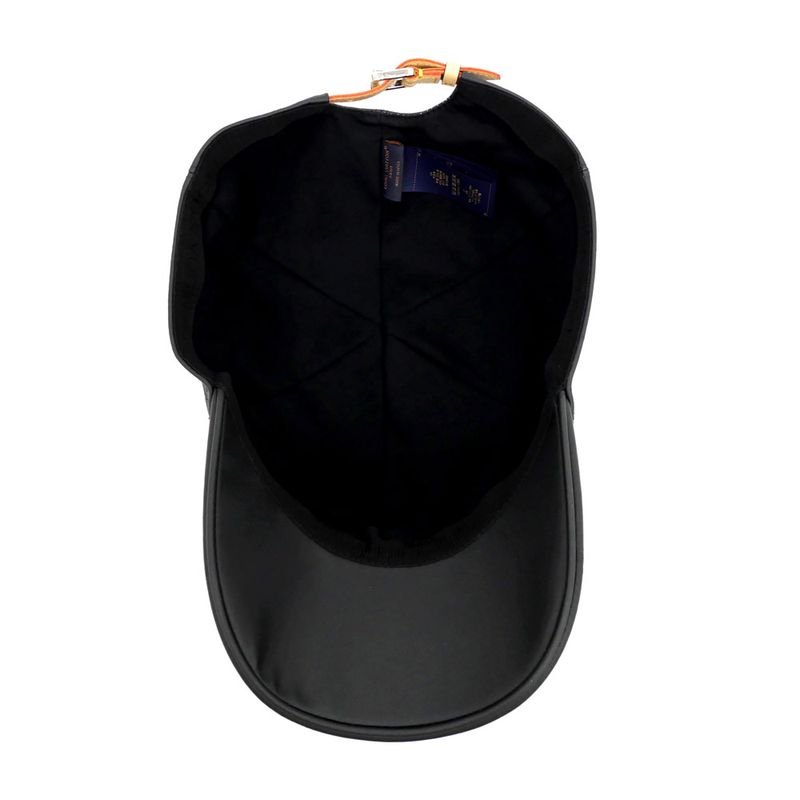 Louis Vuitton Cap Monogram Black Silver Hardware Hat — view 6