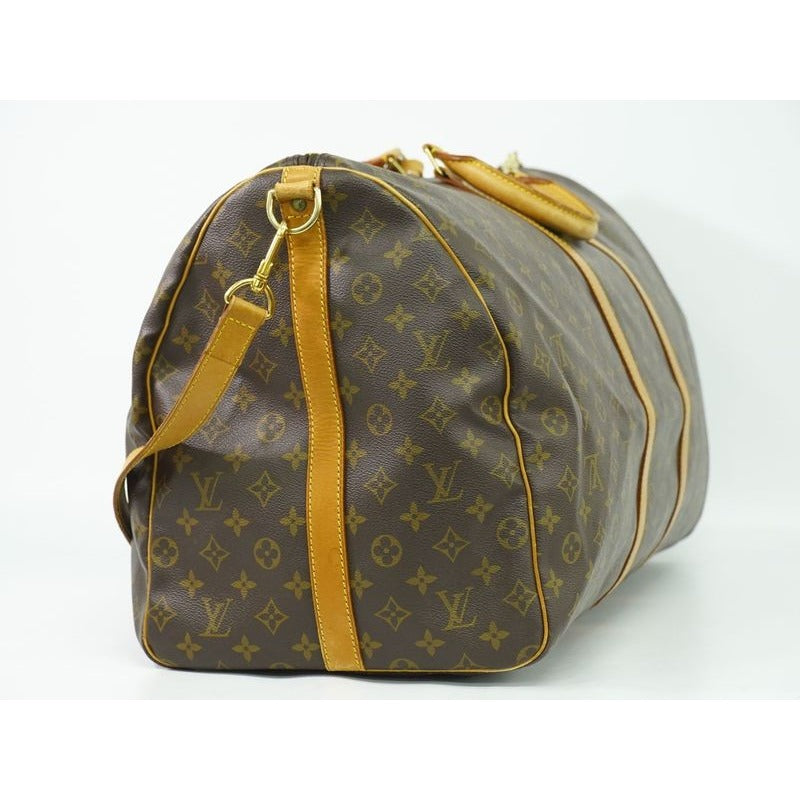 Louis Vuitton Keepall Bandouliere 60 Monogram 2-Way Boston Bag — view 3